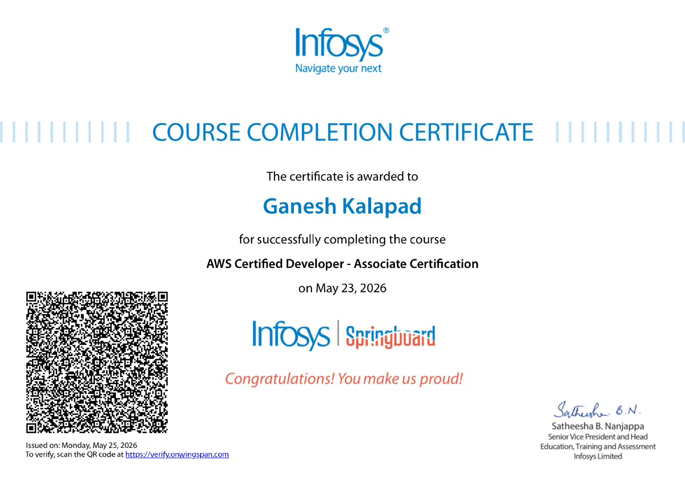 AWS Certified Developer — Associate