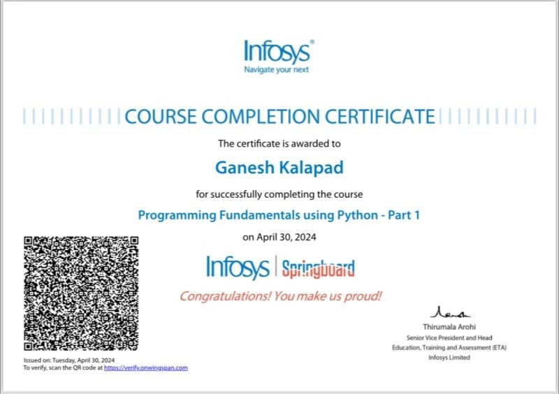 Programming Fundamentals using Python
